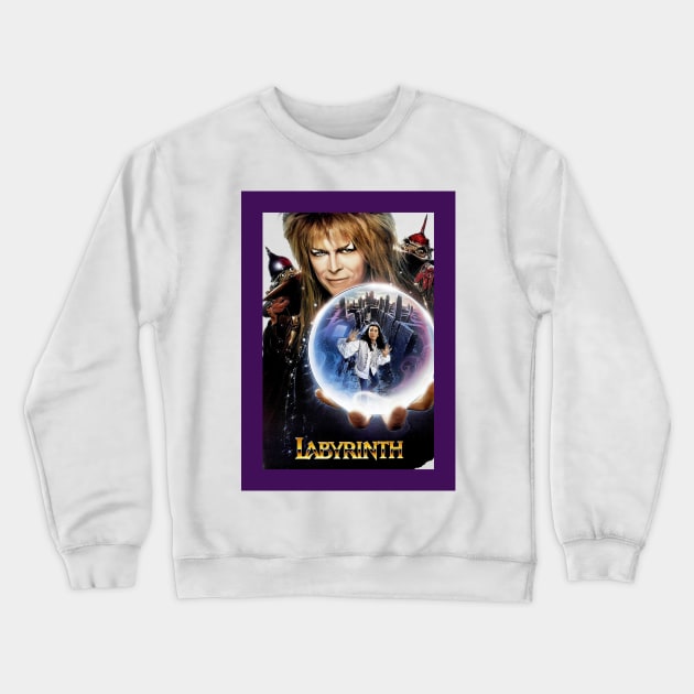 Purple Labyrinth Crewneck Sweatshirt by Specialstace83